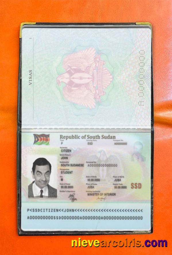 South Sudan passport photolook